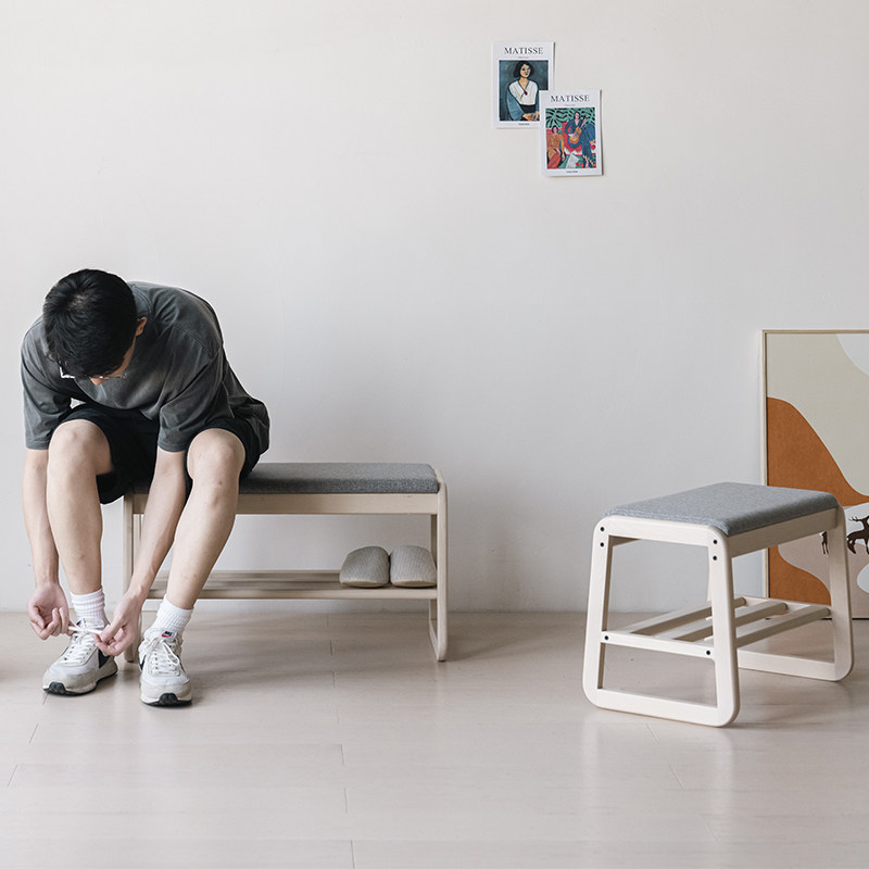 2025年新款实木可坐鞋柜一体换鞋凳进门门口玄关设计感穿鞋凳,住宅家具,换鞋凳,淘宝优惠券,粉丝福利购,淘宝优惠卷