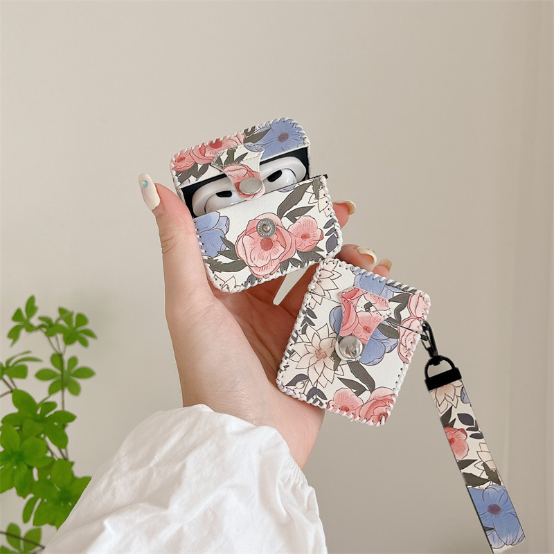 苹果AirPodsPro保护套小清新花朵