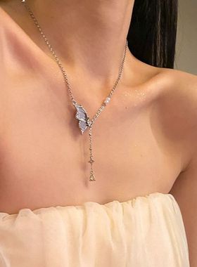 方糖项链女轻奢小众设计感气质精致锁骨链饰品礼物