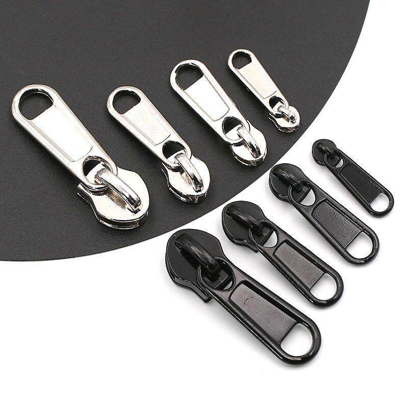 加厚尼龙拉链头3/5/8/10号金属拉锁书包背包衣服裤子被套拉链