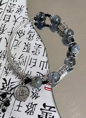 新中式国风手链女小众设计感复古民族风串珠手饰2025年新款潮