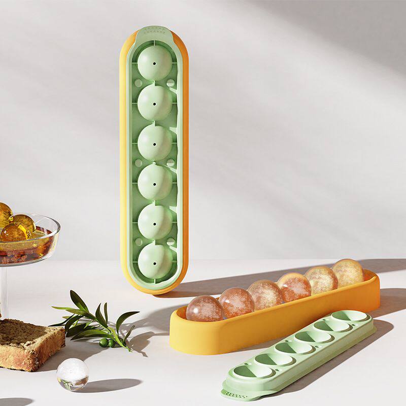 品沐设计 食品级硅胶冰格模具食品级带盖家用冰箱