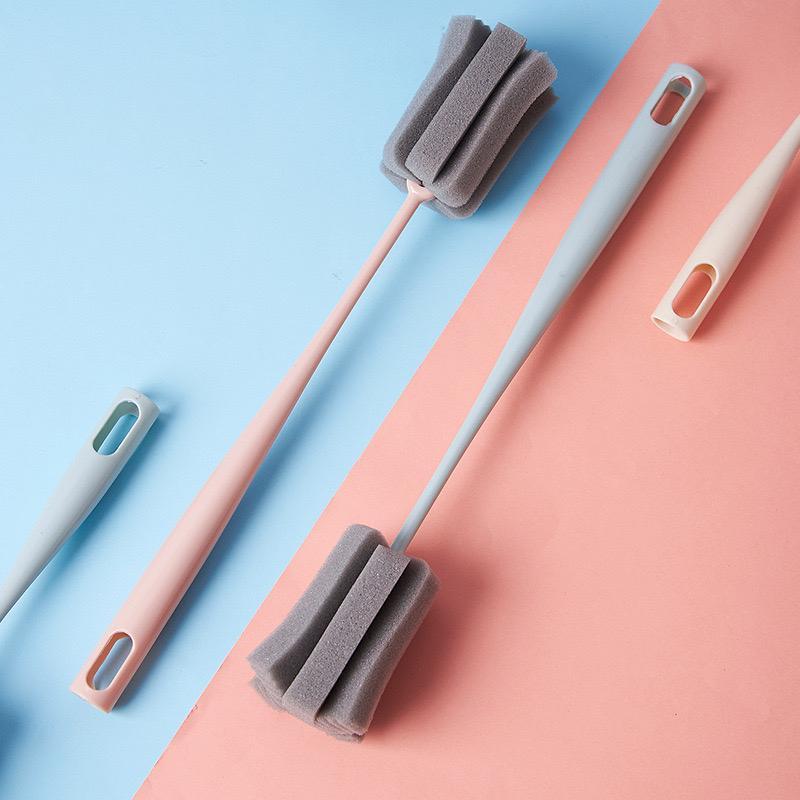 杯刷清洁长柄小刷子茶杯海绵水杯清洗神器杯子刷奶涮子