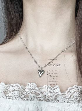 小众设计ins冷淡风钛钢金银色