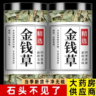 金钱草中草药结石泡水喝肾正宗中药材小大叶野生铜钱草茶功效作用