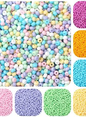 20262/3MM超优实色烤漆米珠散珠串珠子手工diy材料手链项链耳饰品