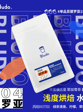 Bludo.F04碧罗亚单品豆咖啡豆水洗浅烘埃塞俄比亚耶加雪菲