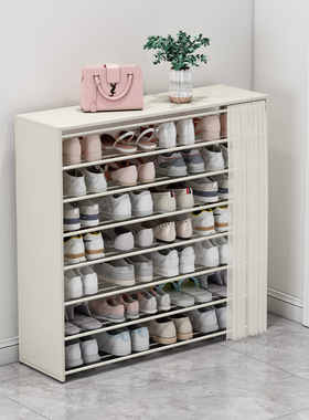 铁艺鞋架家用门口防灰尘爆款简易收纳神器多层鞋柜置物架窄鞋架子