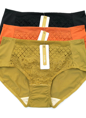 贵夫人文胸新款FA1189A桑蚕丝蕾丝内衣配套中腰三角内裤FA5189