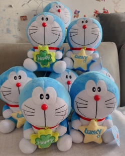 正版哆啦A梦澳捷尔叮当猫大玩家儿童毛绒玩具机器猫玩偶生日礼物