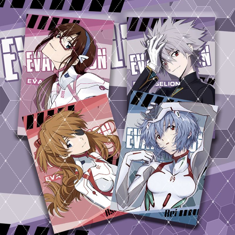 EVA天鹰战士最后的冲击新款渚薰绫波丽明日香周边收藏拍立得小卡