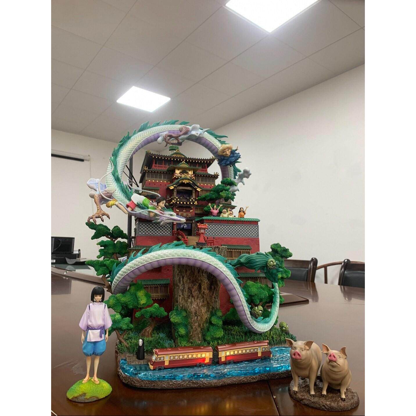 动漫手办雕像模型摆件玩具gk大型OPM千与千寻宫崎骏 OPM油屋龙猫