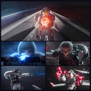 灵笼动漫周边定制鼠标垫白月魁超大加厚宿舍电竞电脑桌垫