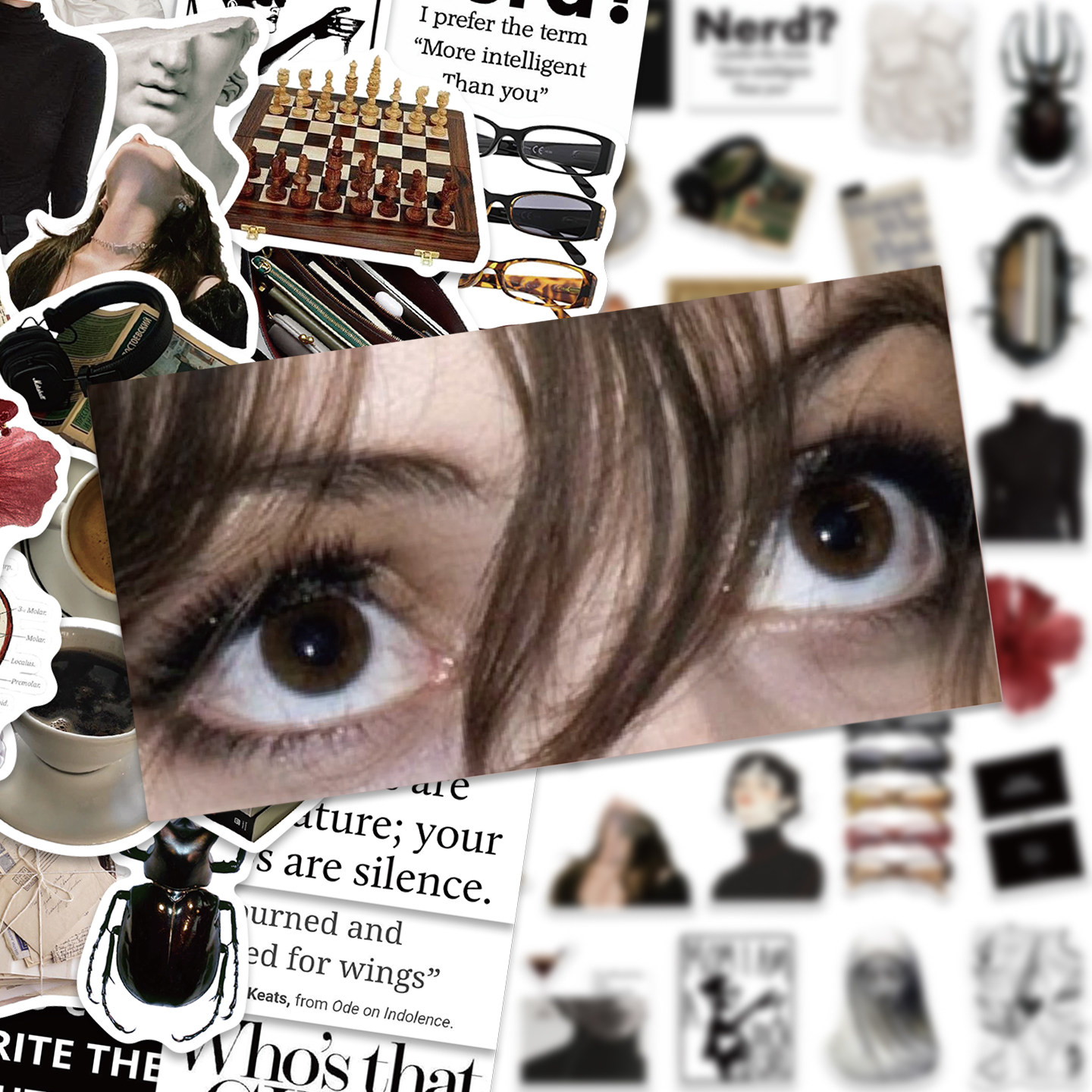 50张museum博物馆贴纸文艺美学往事记忆旧物品文艺复古拼贴贴画diy手机壳行李箱iPad装饰贴纸,3C数码配件,笔记本个性小贴纸,淘宝优惠券,粉丝福利购,淘宝优惠卷