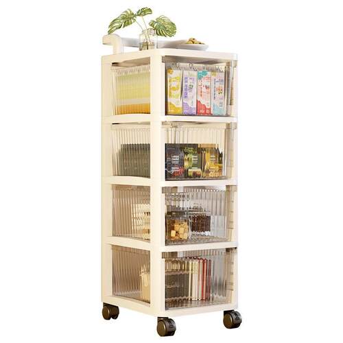 5-Tier Storage Cart,Kitchen Organizer,Mobile Shelving Unit