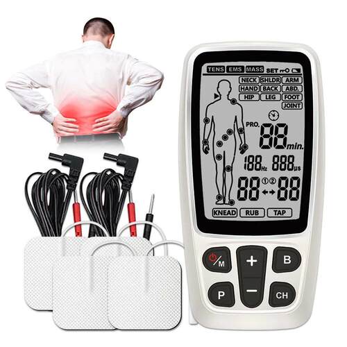 EMS Tens Unit Professional Muscle Electrostimulator Neck Bac