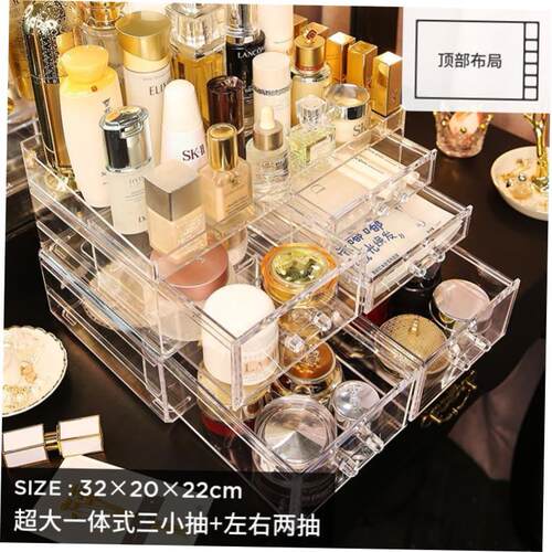 acrylic box make up clear cosmetic table transparent storage