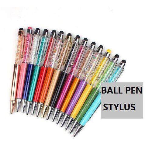 水晶触屏笔圆珠笔电容笔crystal ball pen stylus screen touch