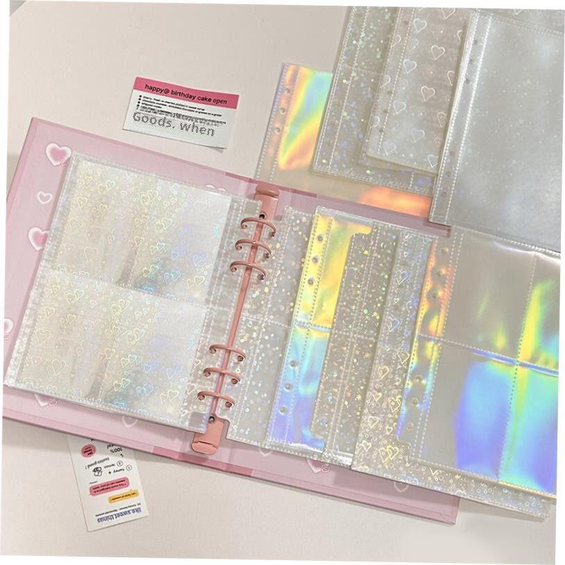 10PCS/Pack A5 Kpop Photocard Binder Sleeves Idol Photo Card - 实物图