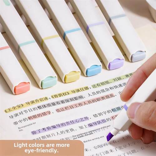 Color highlighter a set of 10 color marker pens荧光记号笔