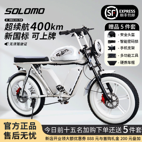 super73电动车复古新国标锂电池