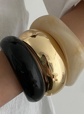 欧美跨境设计感光面亚克力开口手