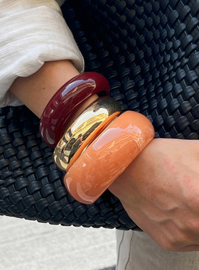 欧美跨境夸张ins风晕染亚克力树