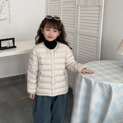 儿童羽绒服轻薄内胆秋冬校服神器