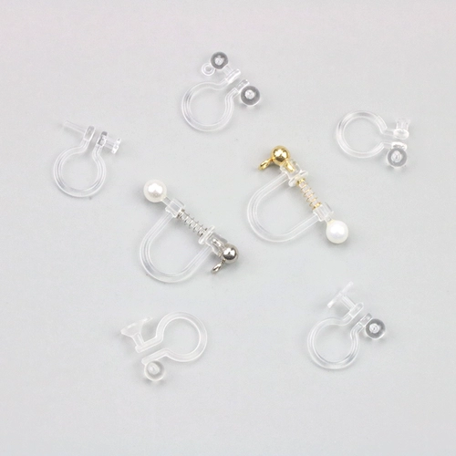 Пластиковые прозрачные невидимые клипсы, серьги, аксессуар ручной работы, аксессуары