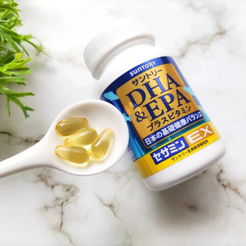 日本三得利DHA&EPA芝麻素EX鱼油