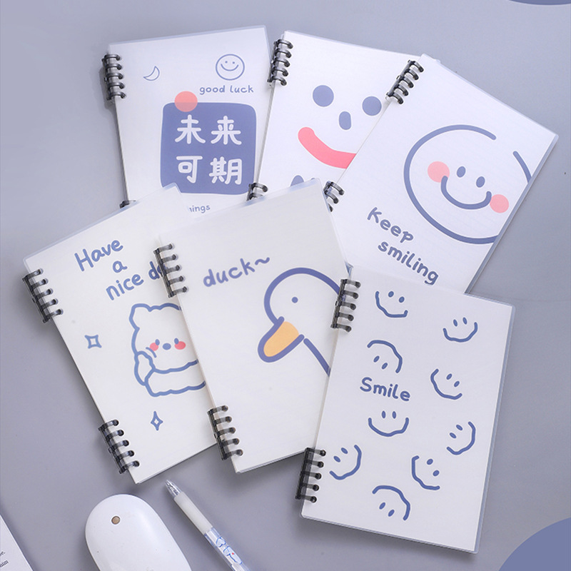 加油鸭不硌手活页本可拆卸笔记本未来可期高颜值学生文具线圈本
