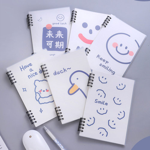 加油鸭不硌手活页本可拆卸笔记本未来可期高颜值学生文具线圈本