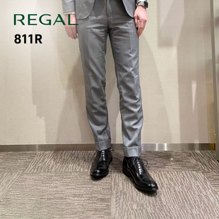 REGAL 耐磨純色系帶日本直郵男士 牛津鞋 811R 麗格商務(wù)正裝