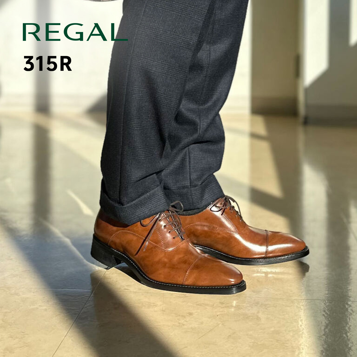 丽格直邮商务风日本制正装皮鞋