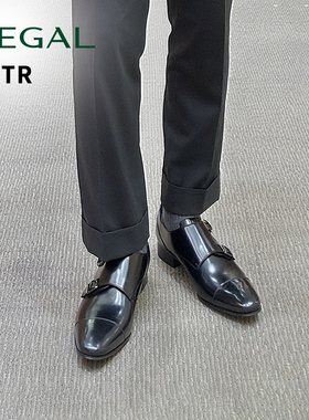 日本直邮REGAL丽格日本制商务正装皮鞋时尚英伦孟克男鞋37TR BC