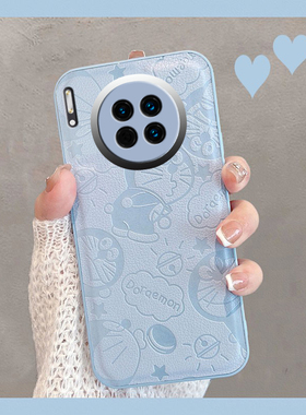 适用于华为mate30手机壳mata30pro蓝色m30epro5g新款tas一an00可爱mete305g版mt30por全包防摔meta3o曲屏ma女