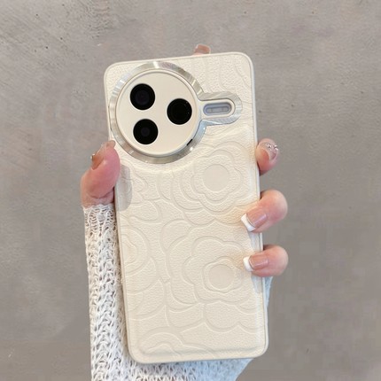 适用于红米k80手机壳redmik80pro新款24117RK2CC小米24122RKC7C全包防摔k8o简约k8opro山茶花80k高级感por女