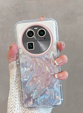 适用于oppofindx6手机壳新款女pgfm10创意0pp0find x6可爱oppox6卡通oppofandx6全包防摔opopfindx猫oppofinx