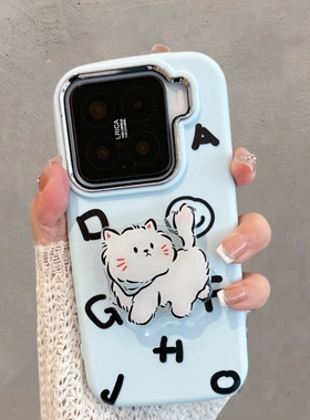 适用于小米15手机壳xiaomi15pro新款24129PN74C小米镜头不包mi15p卡通可爱猫咪十五por防摔软壳女pr0带支架ro