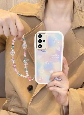 适用于oppoa93s手机壳新款pfgmoo带手链opρoa手绳0pp0a93s5g全包防摔套opa女oppa彩色0ppoa创意opoa pfgm00