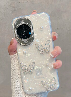 适用于华为nova14手机壳nove14pro半透明n14ultra新款女tlr一al00小清新note14por蝴蝶navo14高级感u防摔novo