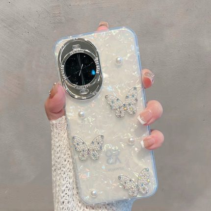 适用于华为nova14手机壳nove14pro半透明n14ultra新款女tlr一al00小清新note14por蝴蝶navo14高级感u防摔novo