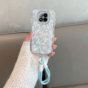 适用于红米note14pro手机壳redminote14por+小清新24090RA29C小米24115RA8EC可爱新款女全包防摔red米noto十