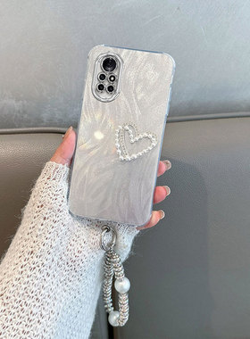 适用于华为nova8手机壳novo8pro荣耀v40轻奢版ala一an70新款女n8自带镜头膜navo全包防摔nava高级感note8曲屏