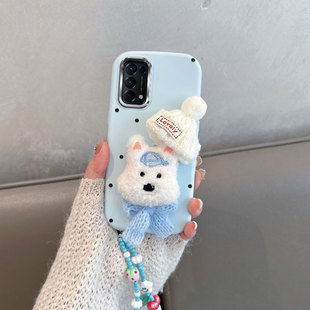 适用于opporeno5手机壳0pp0reno5k新款opopreno女pegm00/10创意oppor5可爱小狗opporeon55g防摔k5g软壳opreno