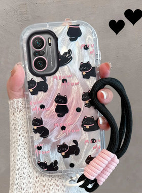 适用于红米k40手机壳redmik40pro可爱k4opro+小米m2012k11ac创意red米k4o猫咪redmi40k加por十新款女全包防摔