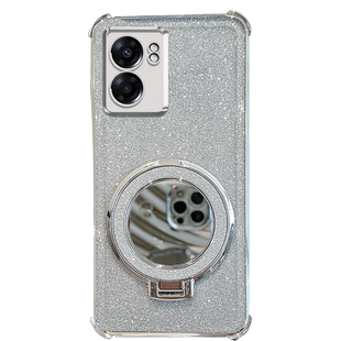 适用于oppoa57手机壳四角防摔a56s真我v23全包5g软壳pftm20新款rmx3571女realme带支架a575g镜子0pp0a57opa57