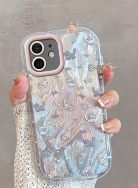 适用于苹果12手机壳i12pro新款女iphone12promax创意ip12p可爱ipone卡通pr0max十二por猫咪pmax全包防摔pm