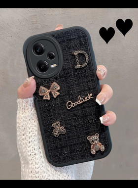 适用于红米note12手机壳noto12pro新款nont12tpro毛绒22101317C秋冬redminote125g创意n0te12t por女全包防摔