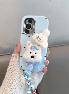 适用于华为nova12活力版手机壳nove11新款hinova11pro女ultra防摔软壳fin一al60创意foa-al00可爱nava11u小狗